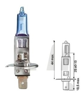 Ampolleta Halógena H1 Luz Dia 12 V 55 W