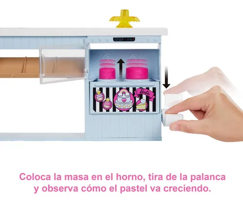 Barbie Y Su Pastelería Muñeca Pelo Fantasía Con Tienda