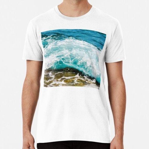 Remera Sea Waves In The Ocean,blue Ocean Waves,blue Ocean Su