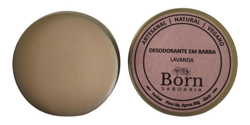 Desodorante Natural E Vegano Lavanda - Born Saboaria