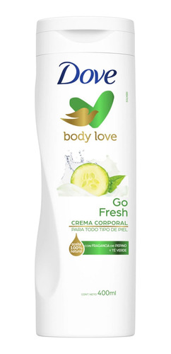 Crema Corporal Dove Nutrición Go Fresh X 400 Ml