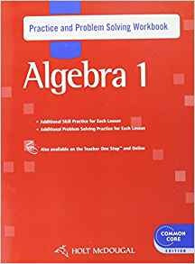 Holt Mcdougal Algebra 1 Practice And Problem Solving Workboo