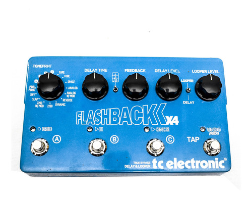 Pedal Delay Tc Eletronic Flashback X4 Seminovo (Usado)