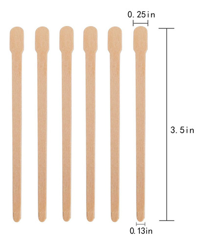 H Barras De Cera De Madera Para Depilación Y Manualidades,