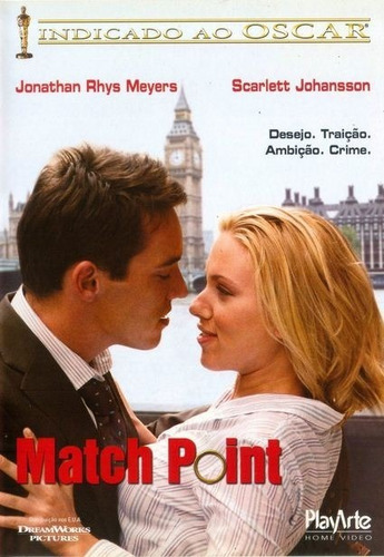 Match Point Drama Dvd Novo Original Lacrado Dublado A.woody