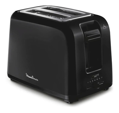 Tostadora Moulinex Vita Negra 7 Niveles 730w  