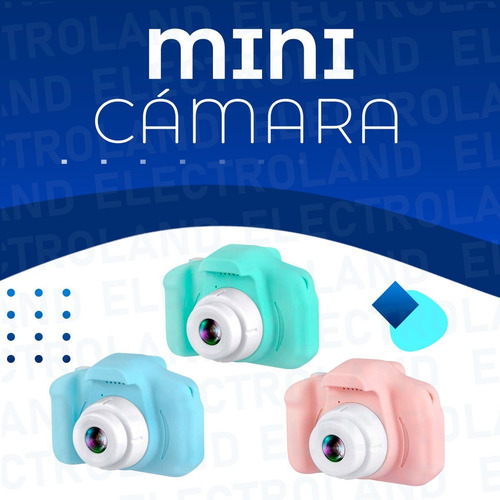 Imagen 2 de 10 de Cámara Digital Fotos Compacta Niños Recargable + Juegos 32g