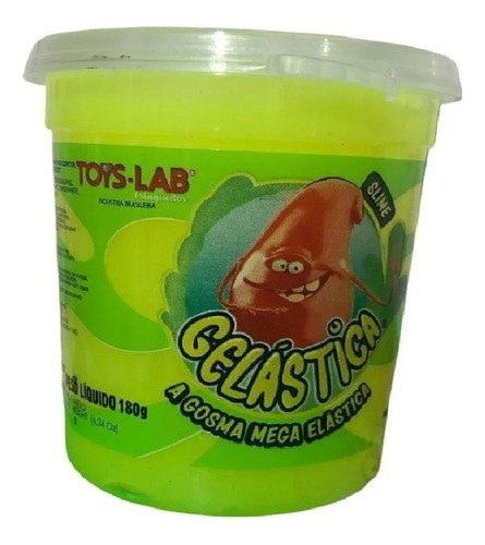 Geleinha Slime Gelastica Colors 180gr No Pote Toys Lab Cor Colorido