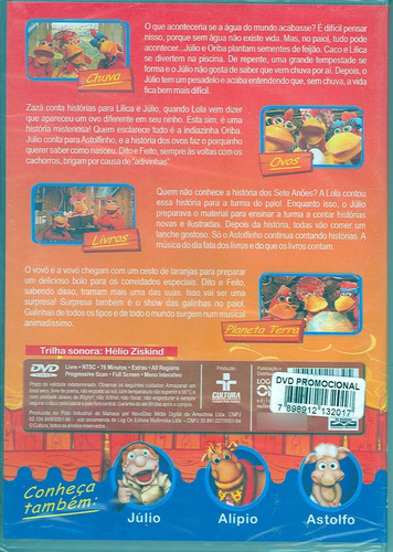 Dvd Cocoricó - Chuva, Chuvisco, Chuvarada (lacrado)
