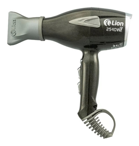Imagem 2 de 10 de Kit Prancha Cobre Secador Preto Perolado 110v Lion Selante