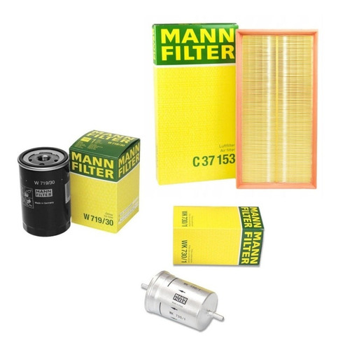 Kit De Filtros Mann Vw Golf Jetta A4 Clásico Beetle 2.0 Lts