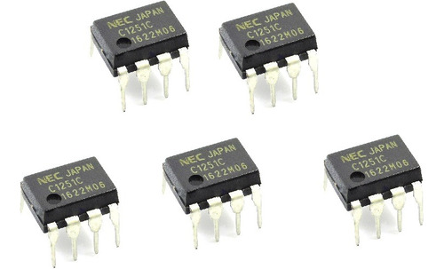 5x Integrado Amplificador C1251c Nec=lm358 En Alta Calidad