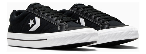 Zapatillas Para Hombre Suela De Goma Color Negro Converse