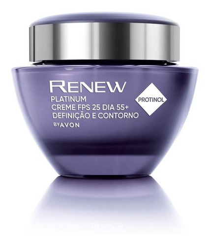 Creme Facial Renew Platinum Dia Protinol 50g Fps25 - Avon | MercadoLivre