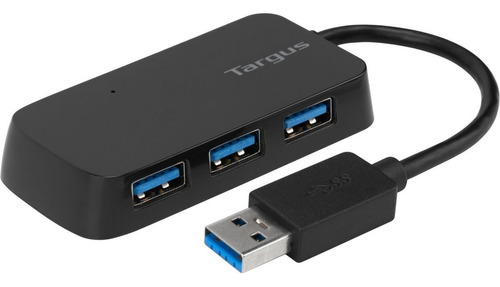 Targus Hub 4-port Usb 3.0 Black Gray Oem - Ach124us