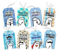 Comprar Kit Imprimible 16 Tags Flork Dia Del Padre + 4 Tarjetas 
