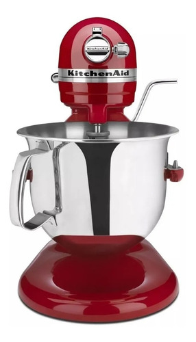 Batidora de pie KitchenAid Pro 600 KSM6583 roja pasión 220 V