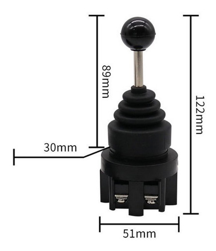 Interruptor Tipo Joystick De 2 Posiciones Y 2 Posiciones De