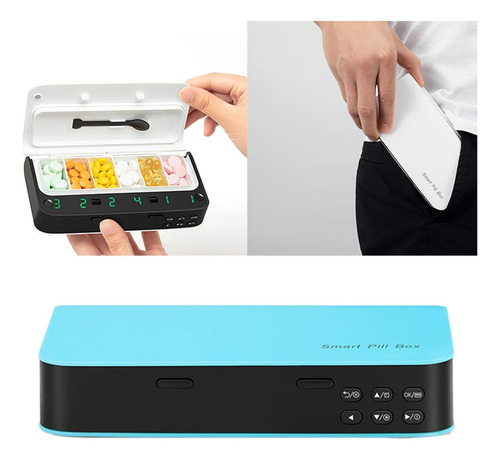 Pantalla Led Vibración Del Organizador Azul