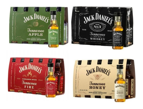 Miniaturas Whisky Jack Daniels Original 50 Ml Envío Incluido