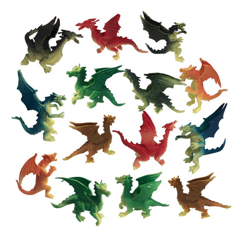 Artcreativity Mini Dragones, Paquete De 24, Diseos Surtidos