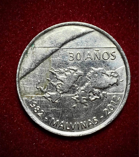 Medalla Casa De Moneda 30 Años De Malvinas 1982 2012 (Usado)
