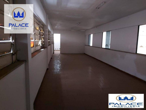 Salão Para Alugar, 580 M² Por R$ 17.000,00/mês - Paulista - Piracicaba/sp - Sl0151