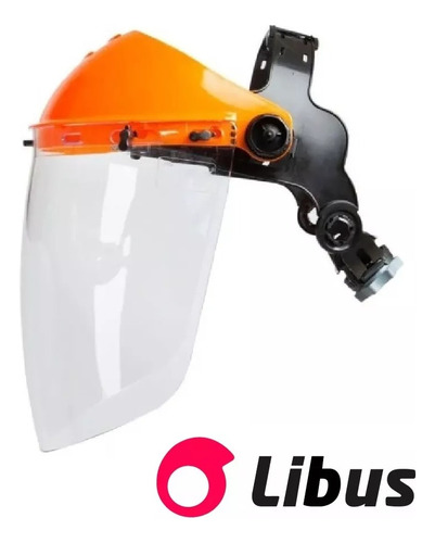 Imagen 2 de 4 de Máscara Protector Burbuja Rebatibl Libus Acrilico Cremallera