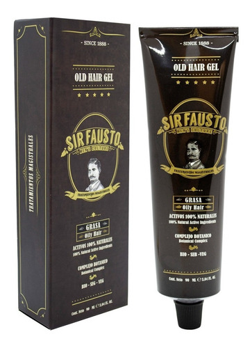 Sir Fausto Old Hair Gel Modelador Cabello Graso Peinado 90ml