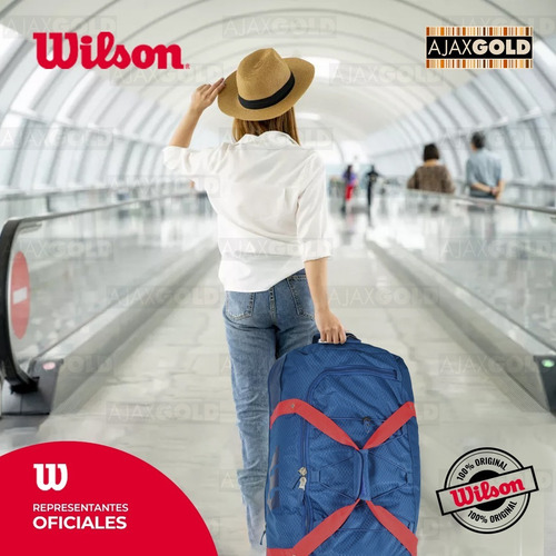 Imagen 7 de 10 de Bolso Wilson Deportivo Viaje Urbano Fitness Bolsillo Gym