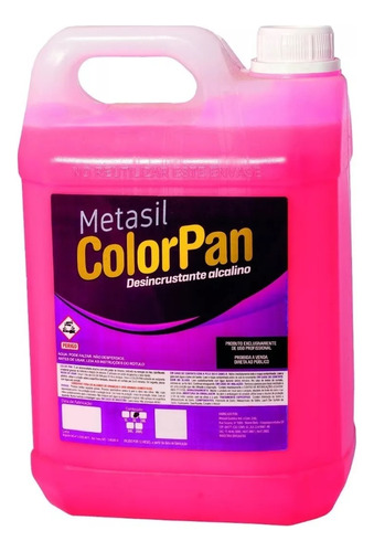 Detergente Desincrustante Alcalino Color Pan 5 Litros