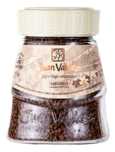 Cafe Liofilizado Juan Valdez Vainilla Y Canela 95gr