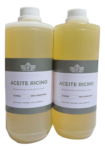 Aceite De Ricino Pack 2 Litros | Naturisimacl