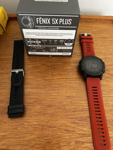 Reloj Garmin Fénix 5x Plus Versión Zafiro (Usado)