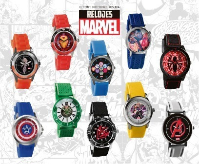 Relojes Marvel - Colección De Clarin