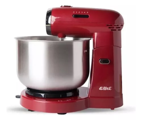 Batidora Smartlife Sl-sb0037r C/bowl Inox 5lts 6vel 1000w Planetaria Roja