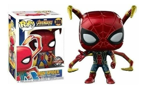 Funko Pop Iron Spider #300 Se Avengers Infinity War 