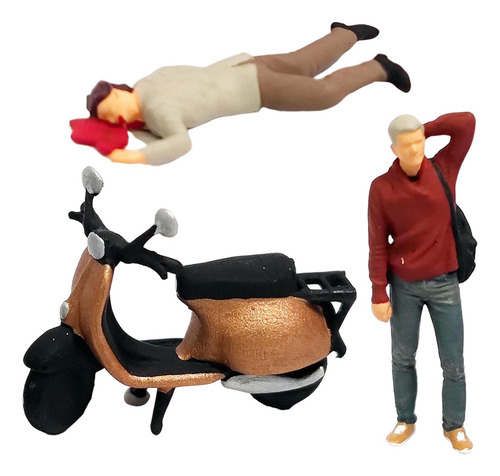 Pequeño Modelo De Escena De Accidente De Cafe Accidente