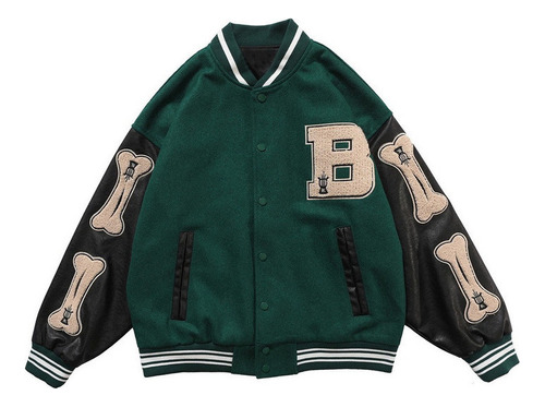 Retro American Hip Hop Chaqueta De Béisbol Ropa De Pareja A