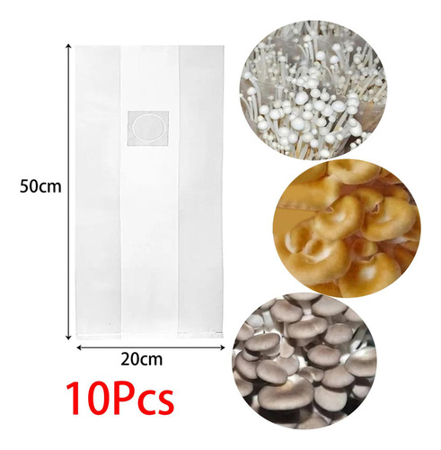 20 Bolsas Compatible Con Cultivo De Hongos, Bolsas De Para