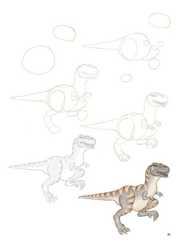 Cómo Dibujar Dinosaurios En Sencillos Pasos | Cuotas sin interés