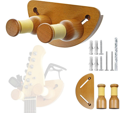 Jinlop Soporte De Pared Para Guitarra, Soporte De Gancho Par