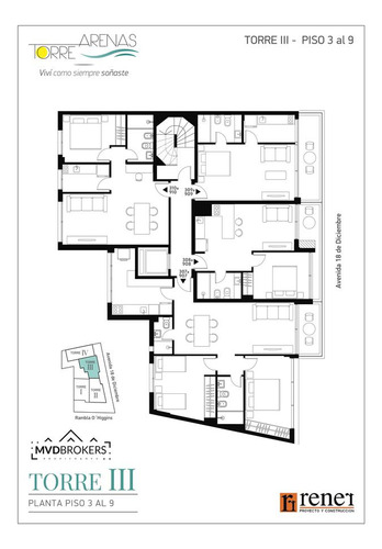 Torre Arenas (314-t4) - Venta Monoambiente En Malvín - Con Renta!