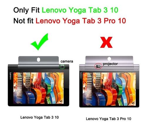 Funda Tablet Lenovo Yoga 10.1 Pulgadas Tab 3 X50f X50m Yt3