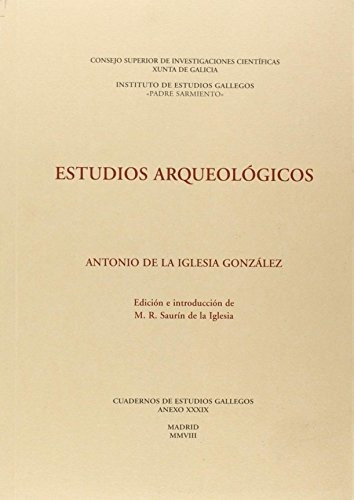 Estudios Arqueológicos, Antonio De Iglesia, Csic