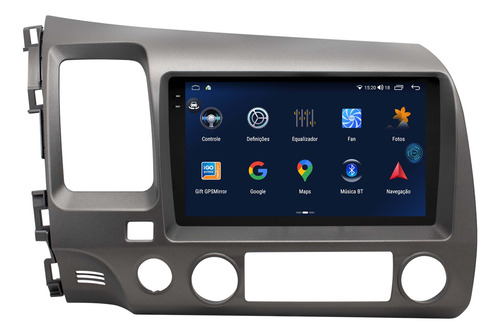 Multimidia New Civic G8 Proton G3 Android 6gb 64gb Voz 9p 4g