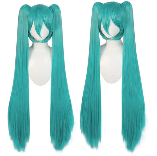 Peluca Cosplay De Hatsune Miku 120 Cm