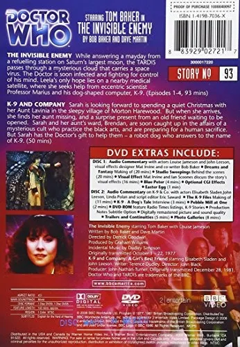 El Doctor Who: El Enemigo Invisible (historia 93) Y K9 Y De