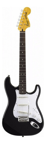Guitarra eléctrica Squier by Fender Vintage Modified Stratocaster de tilo black brillante con diapasón de palo de rosa