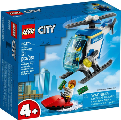 Imagem 1 de 5 de Lego City - Helicóptero Da Polícia - 60275